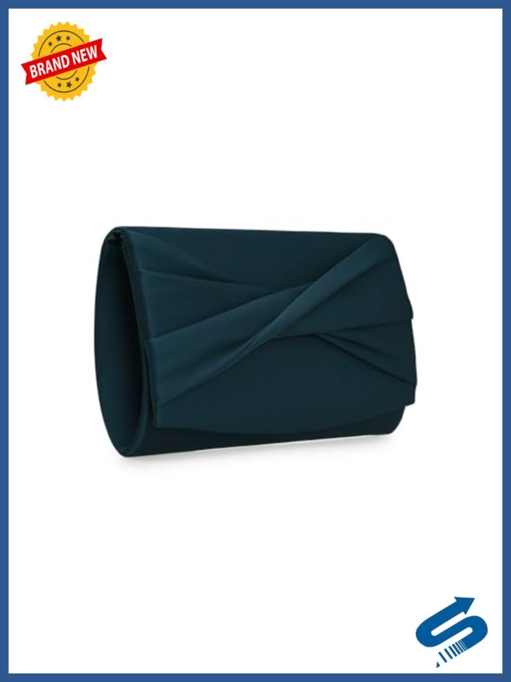 Satin Evening Clutch Purse Formal Wedding Party Bag